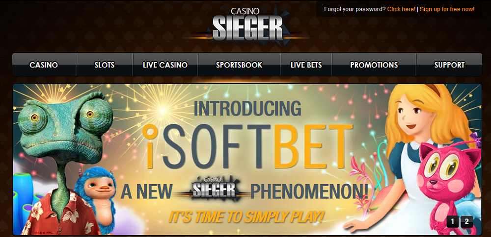 Sieger Casino iSoftBet